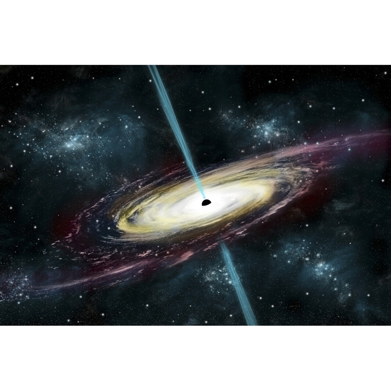 Posterazzi A black hole in interstellar space Poster Print